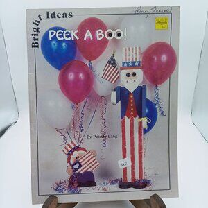 Peek A Boo by Poiette Lang Bright Ideas 1991 Tole Painting, Vintage Arts
